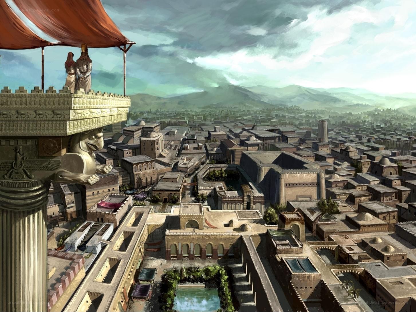 ancient city from a high vantage