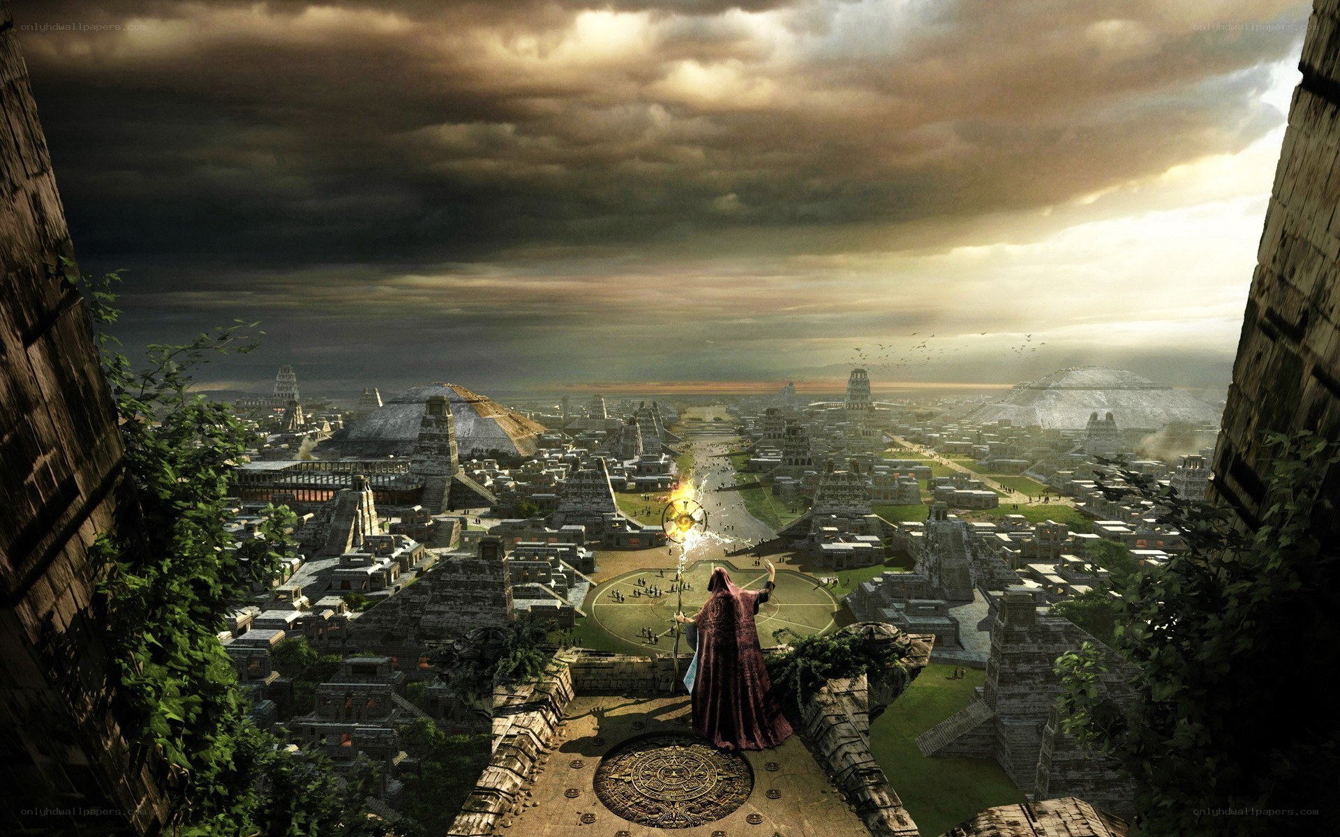ancient city from a high vantage