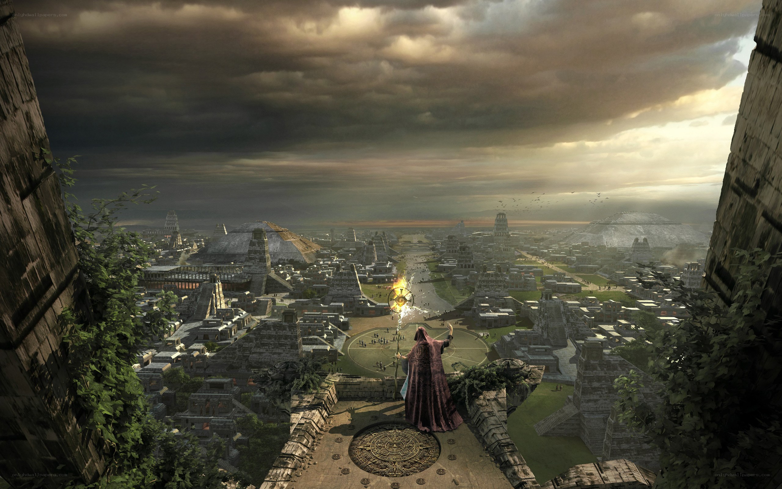 ancient city from a high vantage