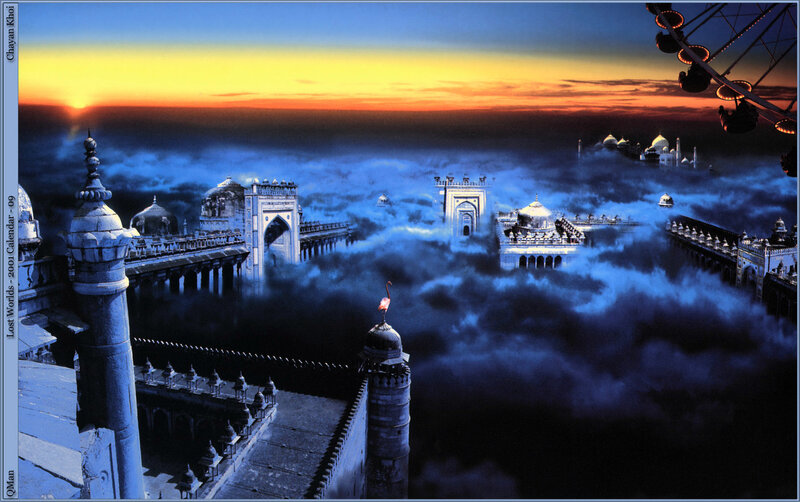 Ancient City in Clouds
