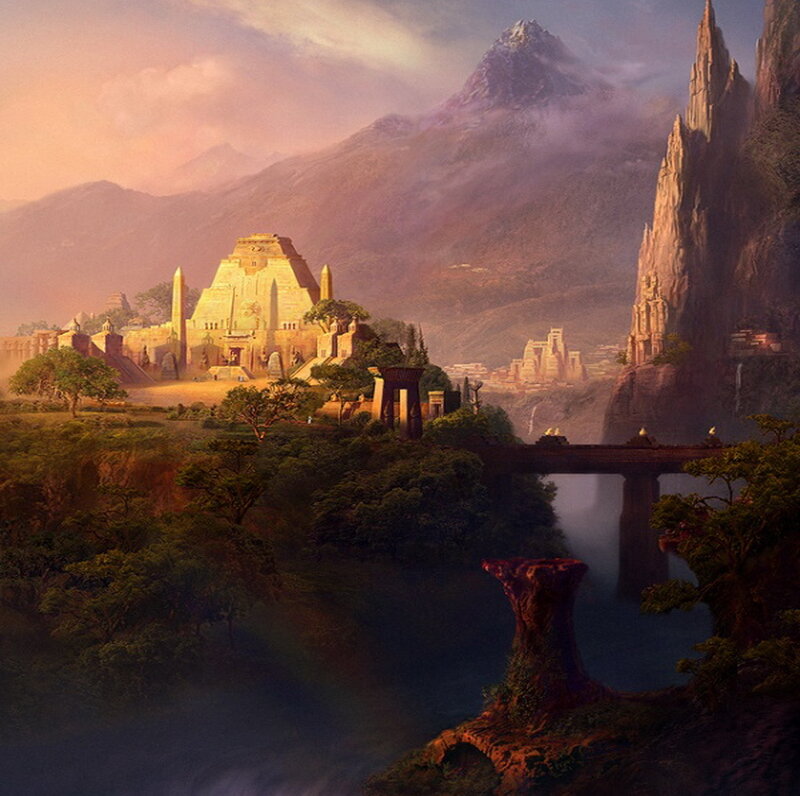 Ancient City in Mountains
