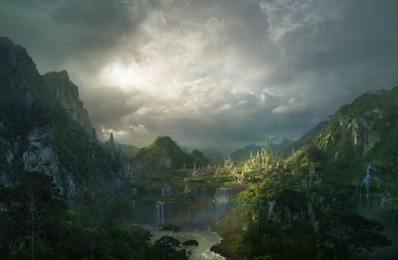 Ancient City in Valley