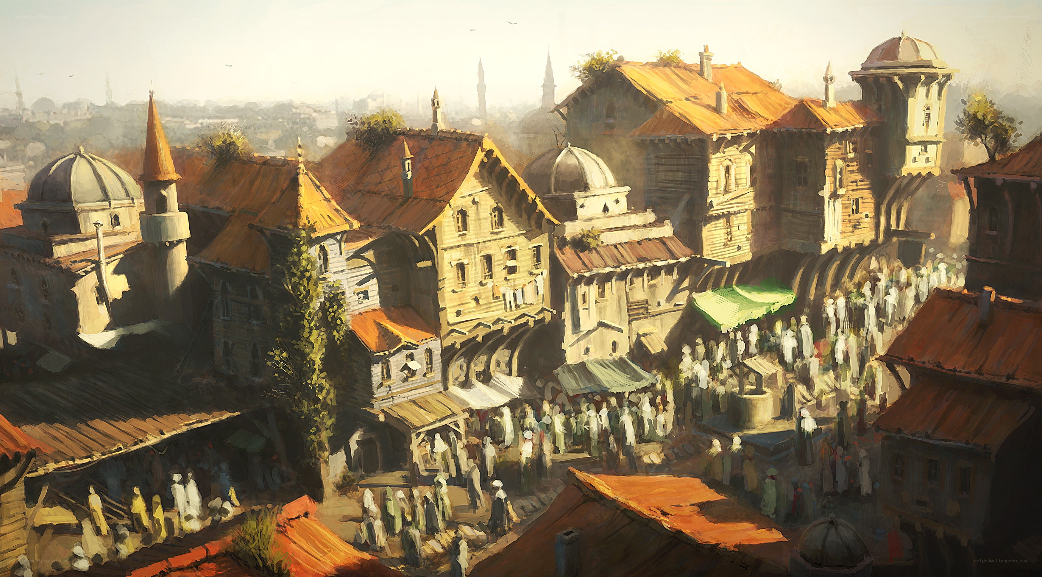 ancient city marketplace