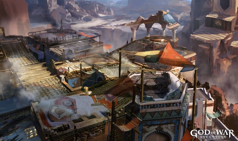 Ancient City on Cliff — Brown