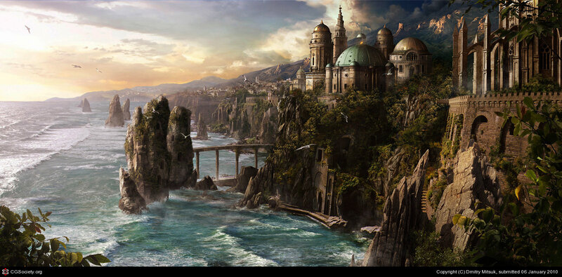 Ancient City on Cliffs