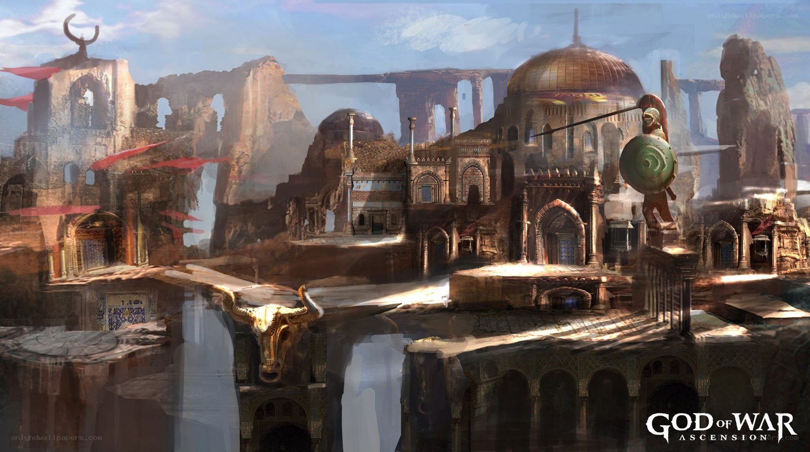 ancient city ruins concept art