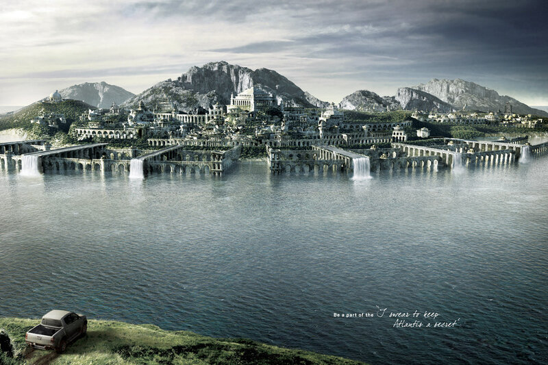 Ancient City Ruins — Gray, Dramatic