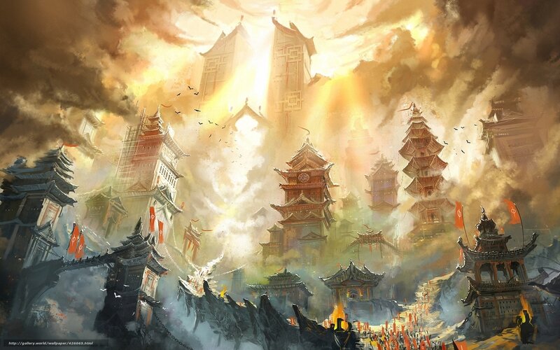 Ancient City under Attack — Orange