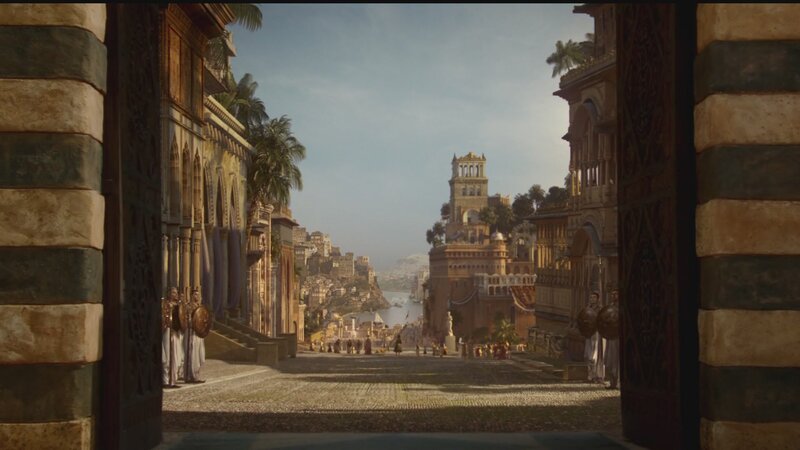ancient city view from gate