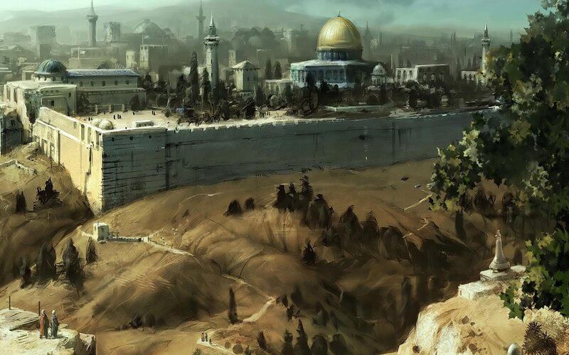 Ancient City with Dome