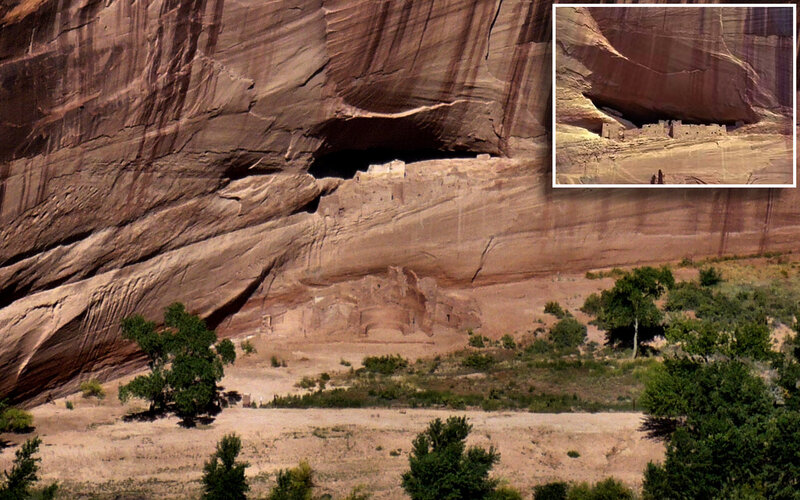 Ancient Cliff Dwelling — Brown, Dramatic