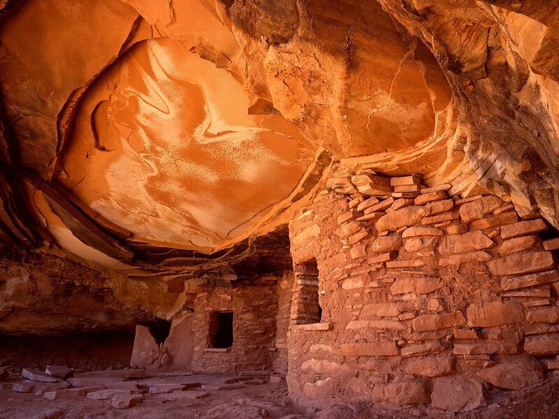 Ancient cliff dwelling interior