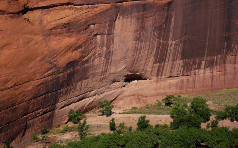 Ancient Cliff Dwelling — Red, Dramatic