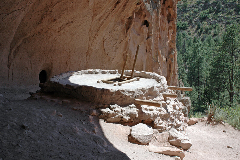 Ancient cliff dwelling structure