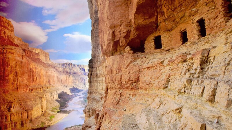 ancient cliff dwellings in grand canyon