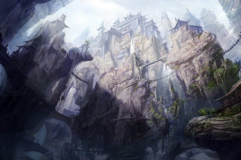 ancient cliffside city