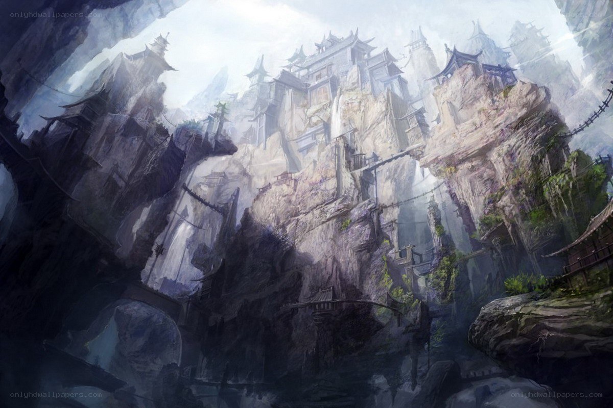 ancient cliffside city