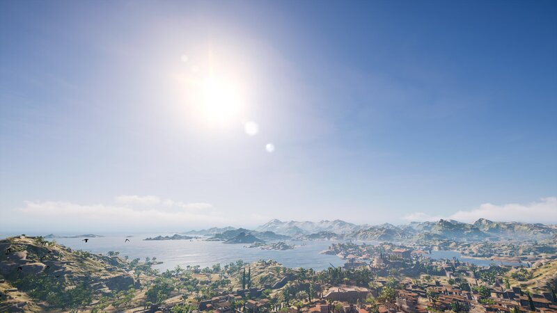 Ancient Coastal City — Blue
