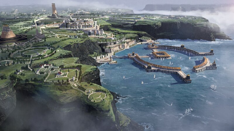 Ancient Coastal City — Green