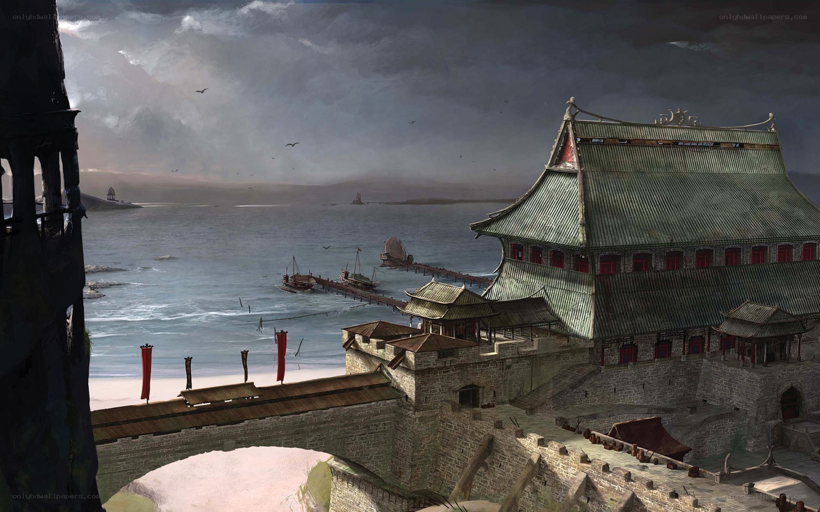 ancient coastal fortress