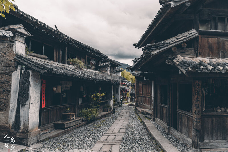 Ancient Cobblestone Alley — Gray