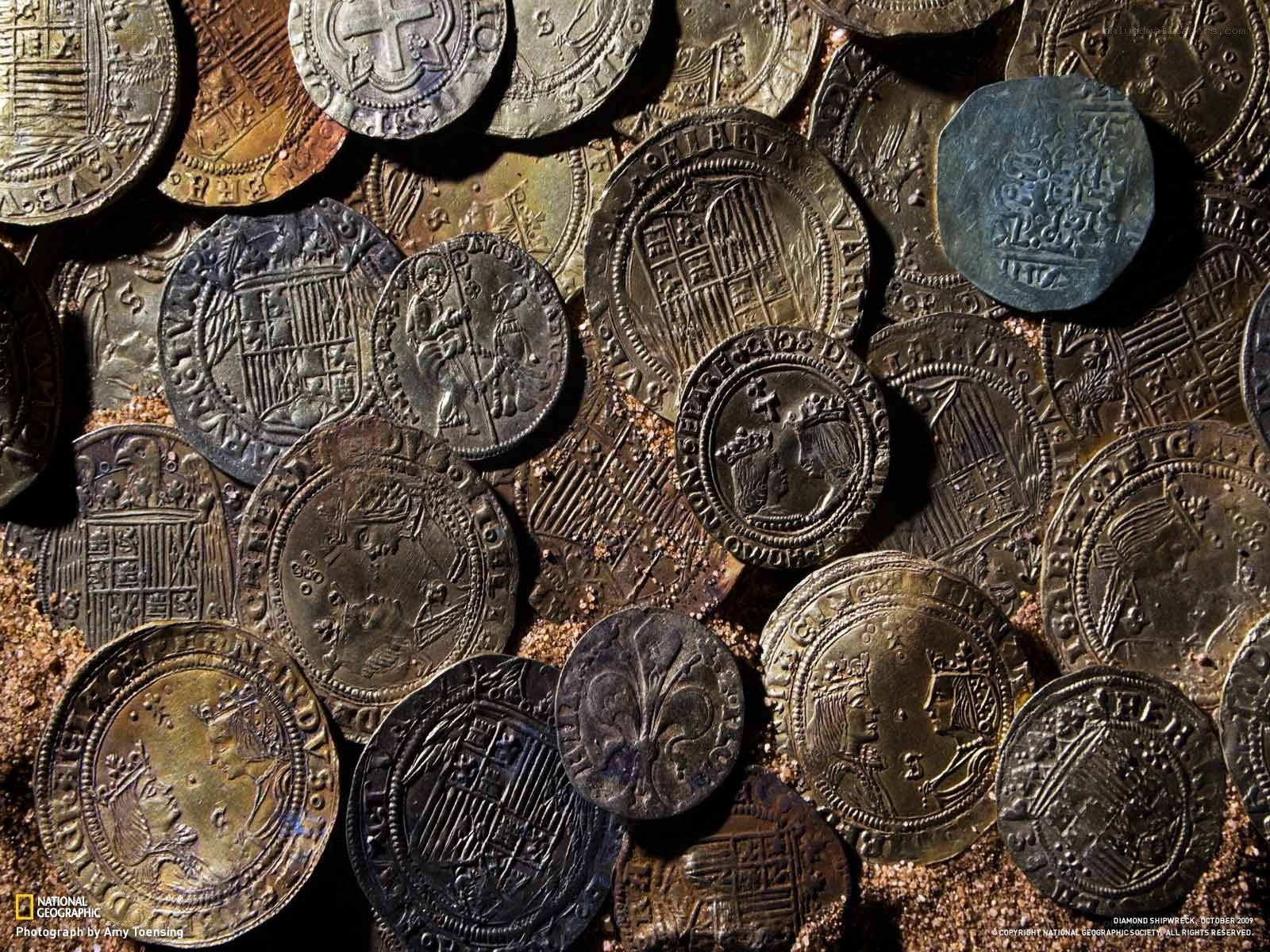 ancient coins from shipwreck