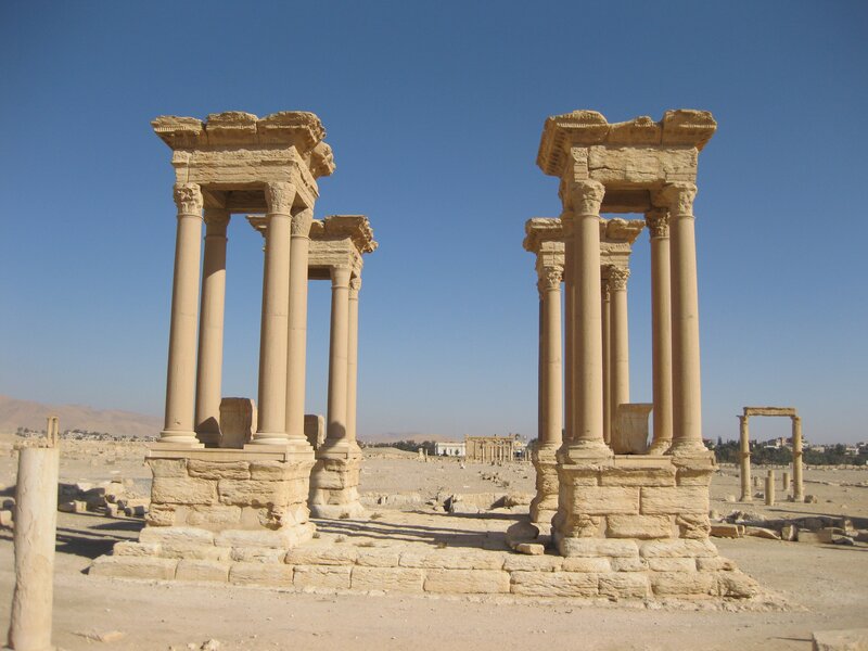 Ancient columns at Palmyra