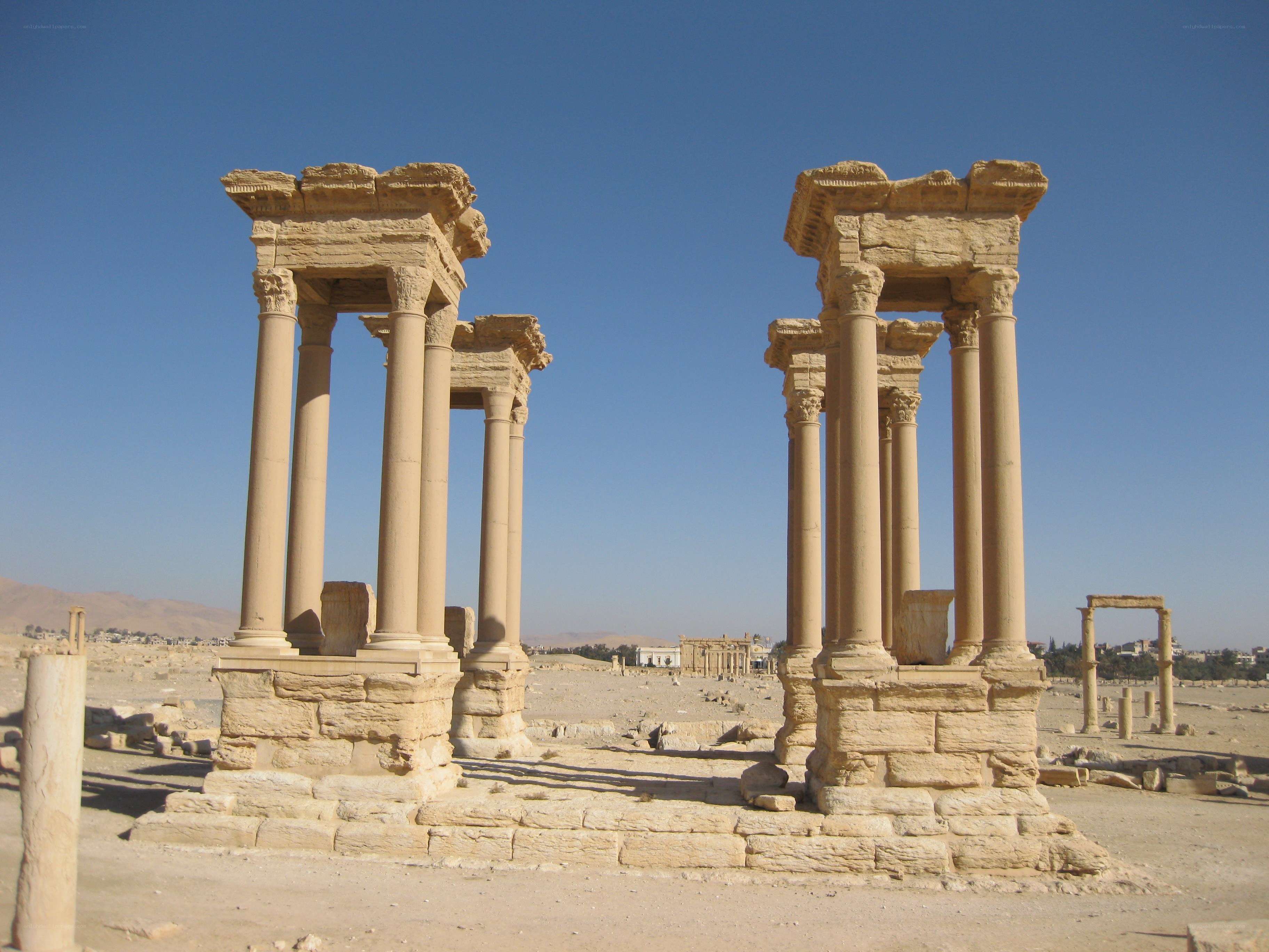 Ancient columns at Palmyra