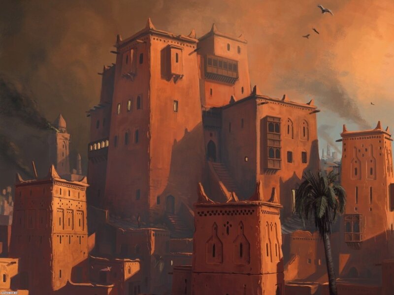 Ancient Desert City — Orange