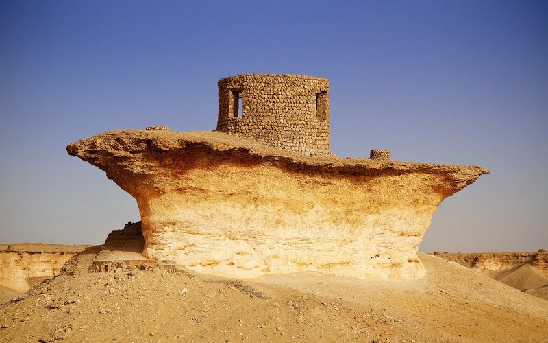 ancient desert fortress