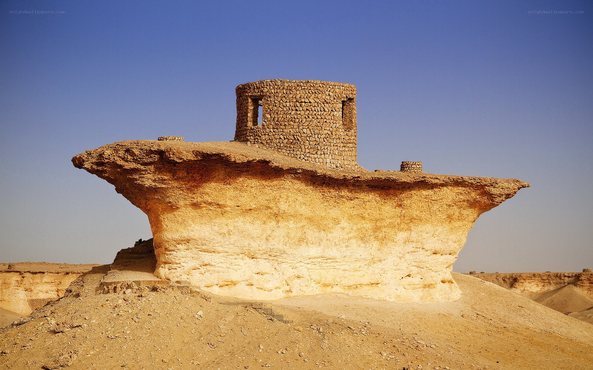 ancient desert fortress