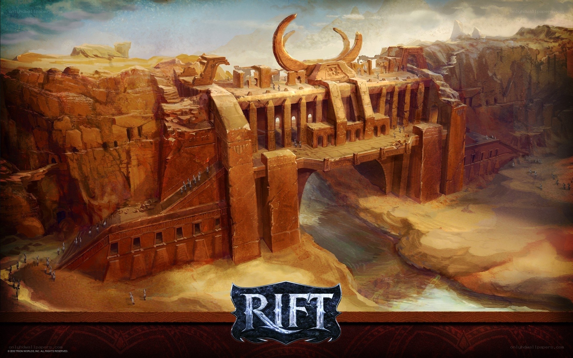 ancient desert temple ruins