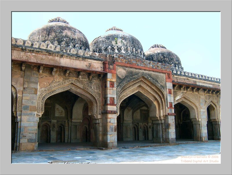ancient domed mosque structure