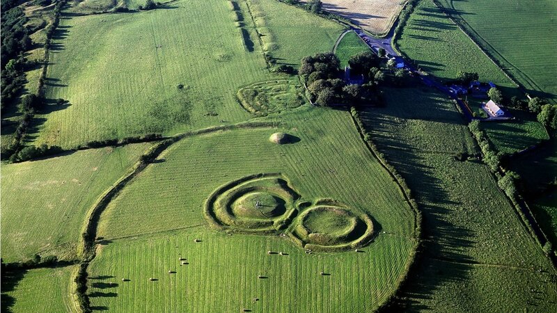Ancient Earthworks in Field