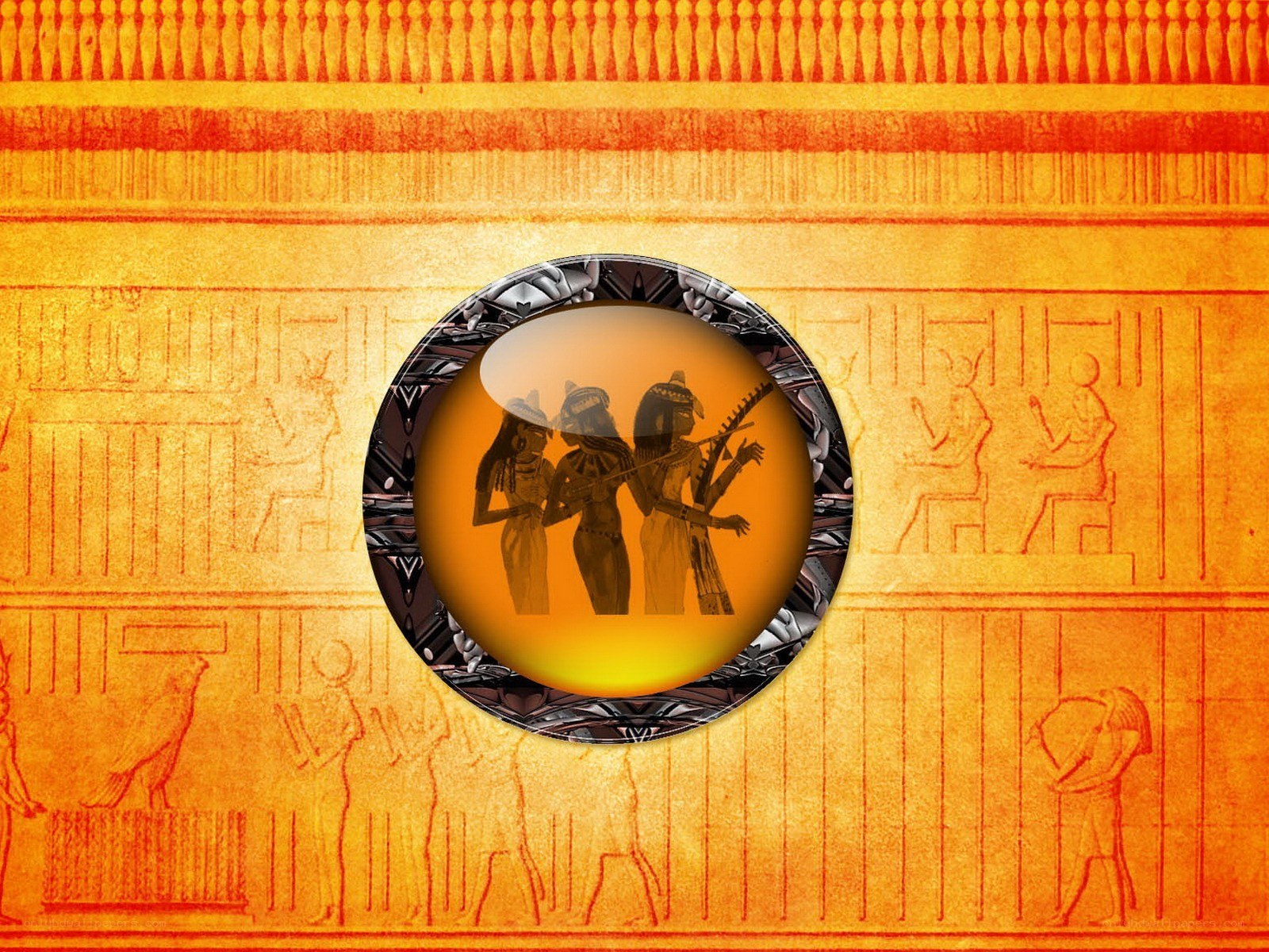 Ancient Egyptian art scene