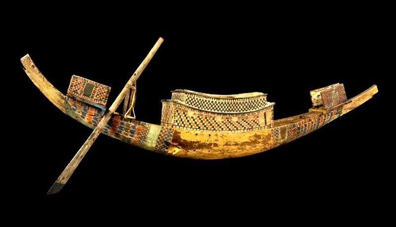 Ancient Egyptian Boat Model