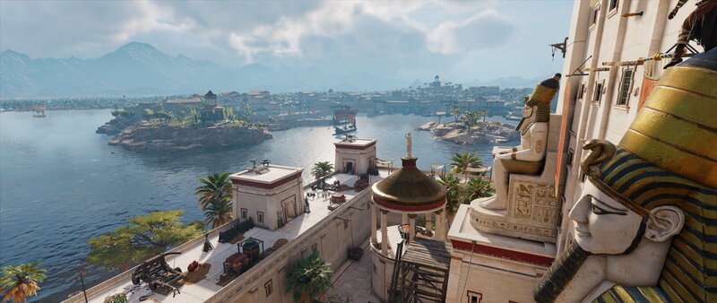 Ancient Egyptian City — Blue