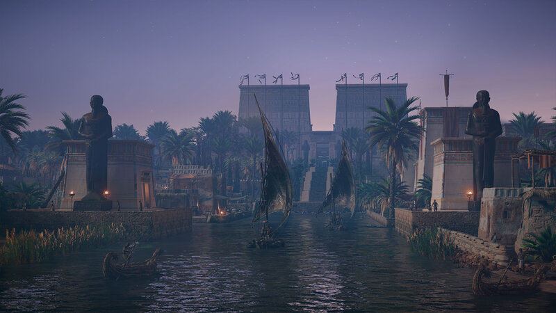 Ancient Egyptian City — Purple