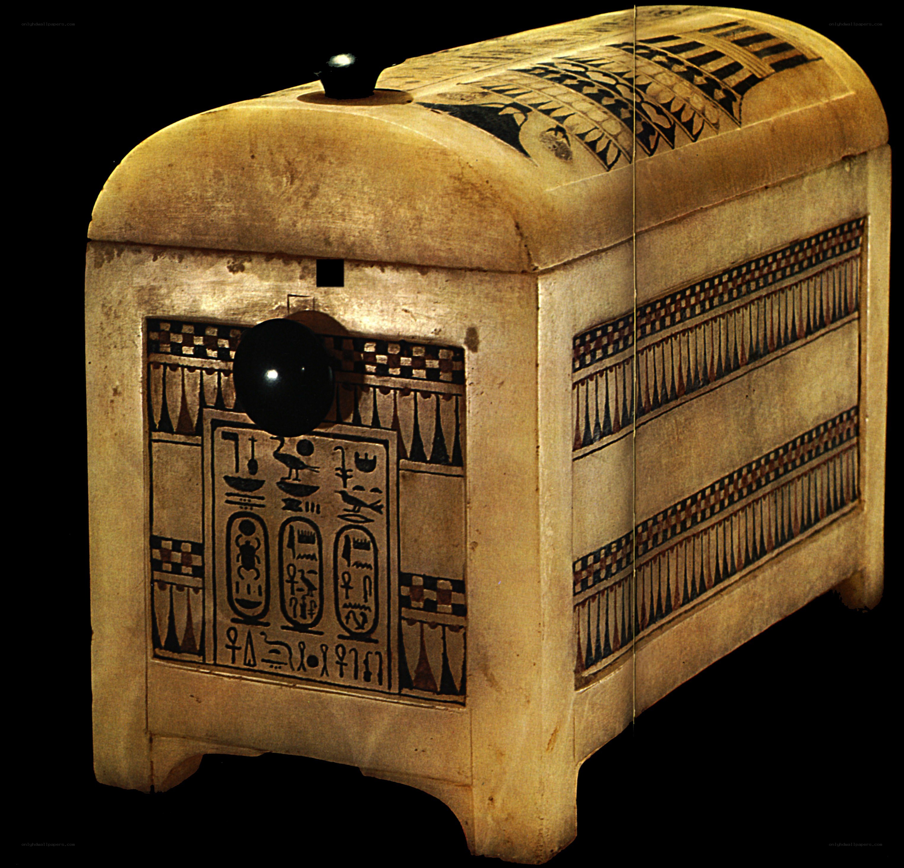Ancient Egyptian cosmetic box