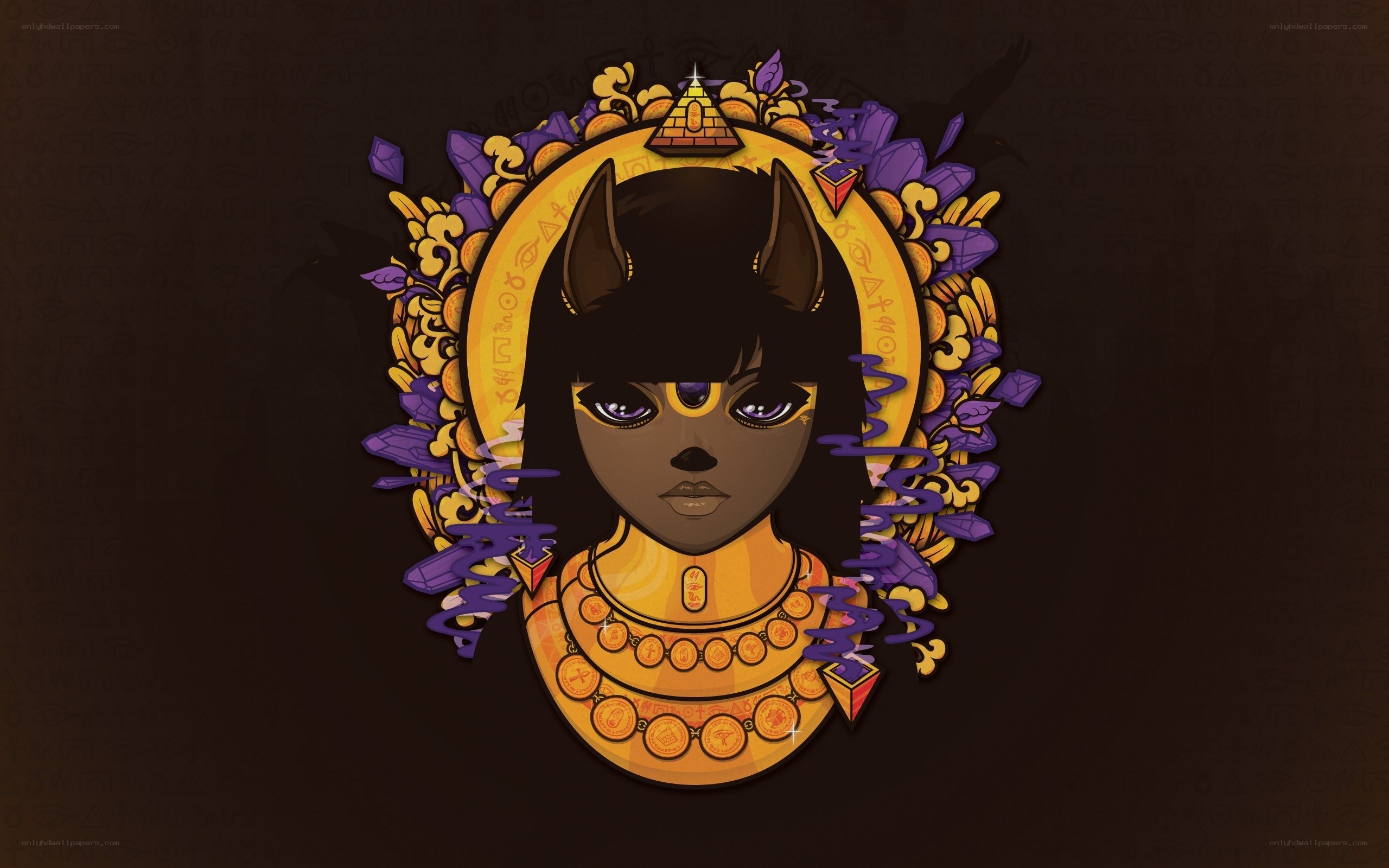 ancient egyptian goddess portrait