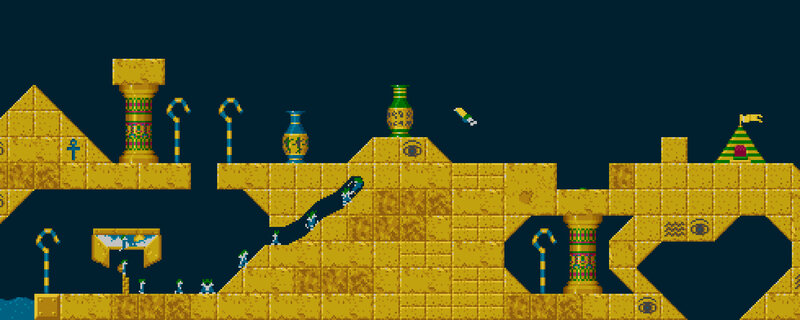 ancient egyptian platformer level