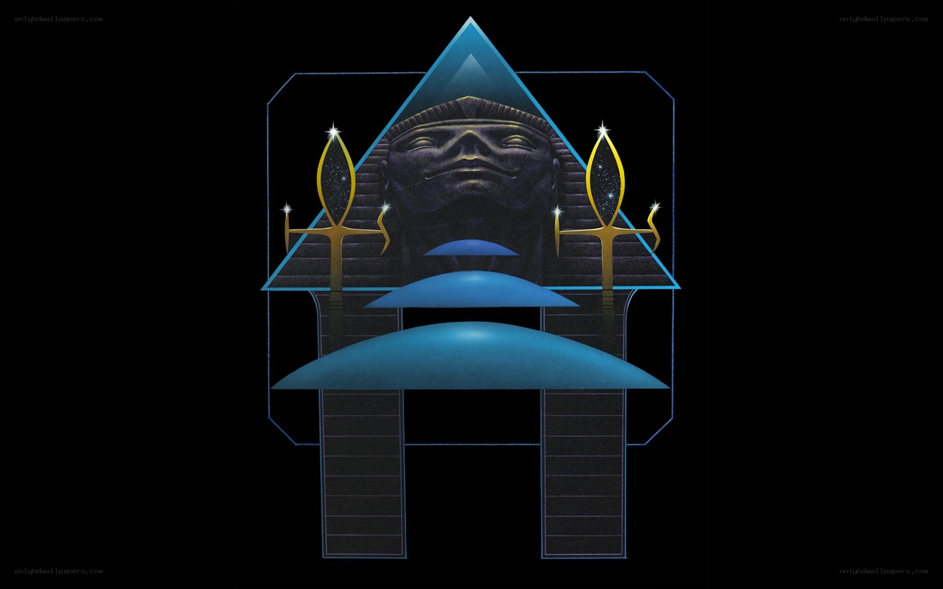 ancient egyptian pyramid art