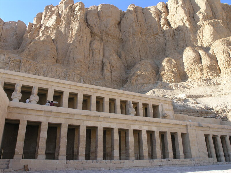 Ancient Egyptian Temple — Beige, Serene, Afternoon, Photograph, Stone Building