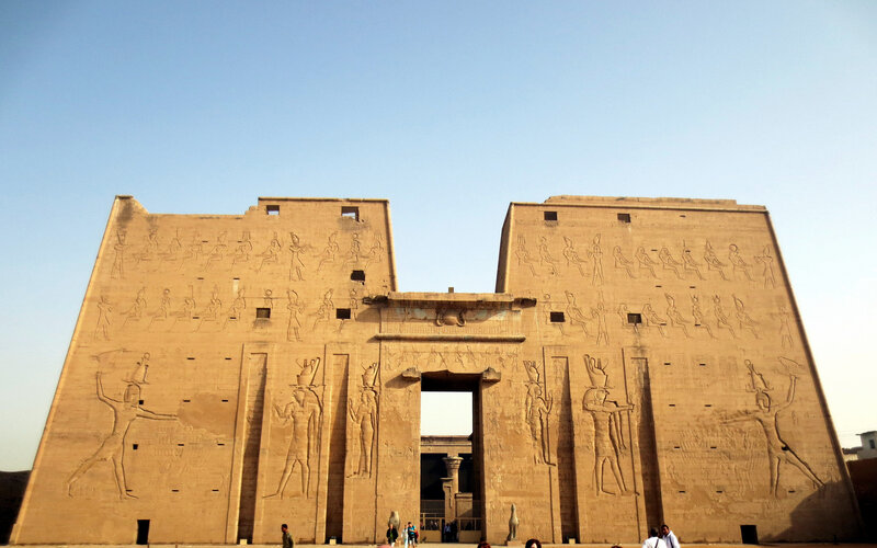 Ancient Egyptian Temple — Beige, Serene