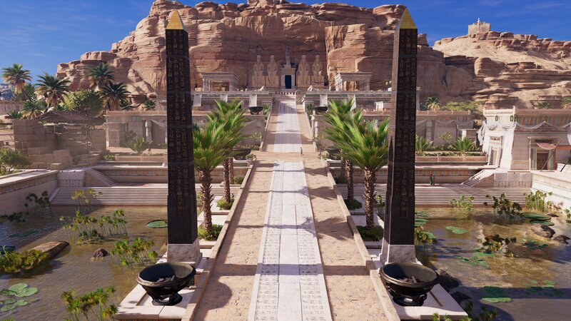 Ancient Egyptian Temple — Brown, Serene, Afternoon