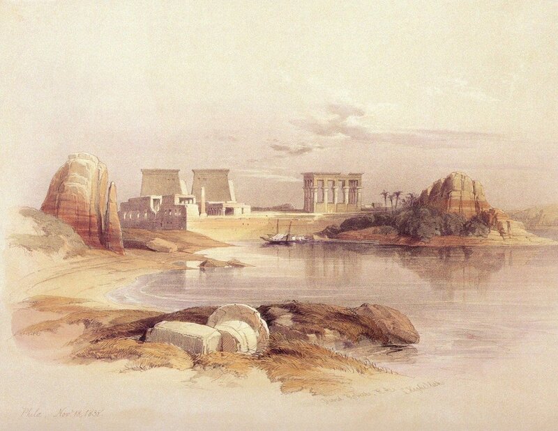 Ancient Egyptian Temple — Brown, Serene