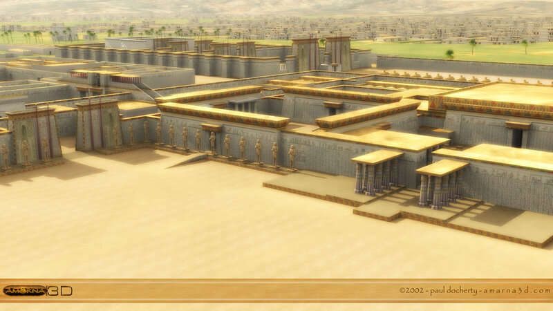 Ancient Egyptian Temple Complex — Beige