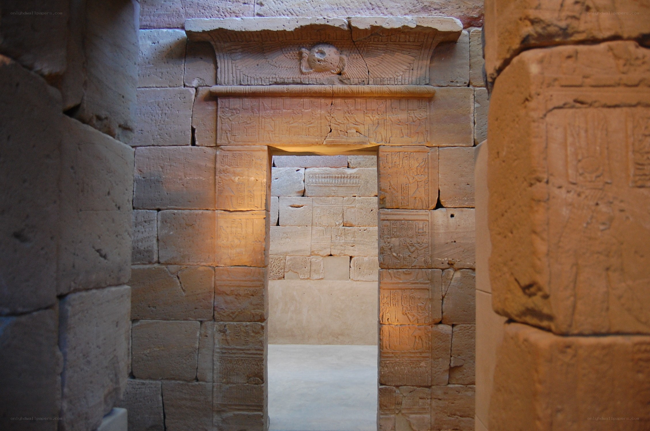 ancient egyptian temple doorway