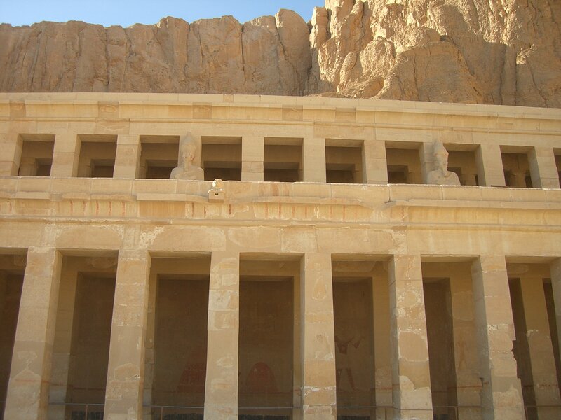 ancient egyptian temple facade