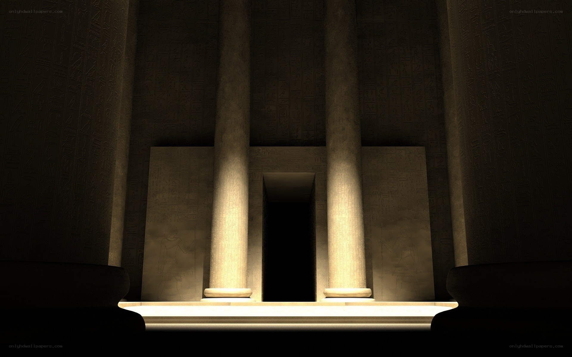 ancient egyptian temple interior
